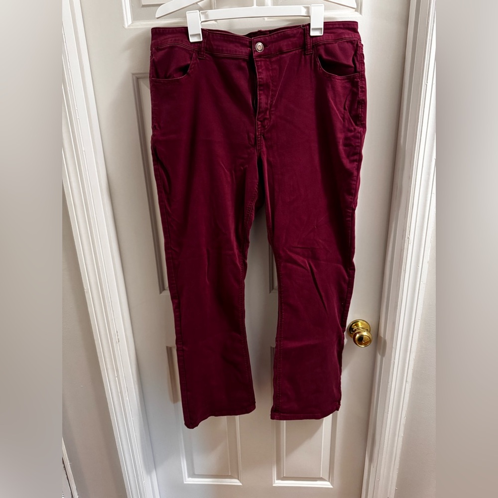 Maurices Deep Red Jeans